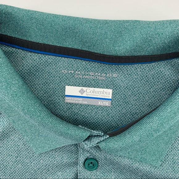 Columbia Short Sleeve Polo Shirt Omni Shade XL - Picture 5 of 9